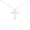 PT クロス ダイヤモンド ネックレス 1.00CT