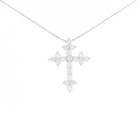 PT クロス ダイヤモンド ネックレス 1.00CT