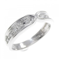 K14WG ダイヤモンド リング 0.13CT