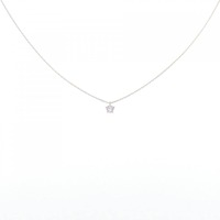 K18YG ソリティア ダイヤモンド ネックレス 0.101CT