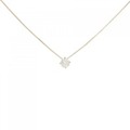 K18YG ダイヤモンド ネックレス 0.22CT