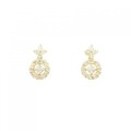 K18YG ダイヤモンド ピアス 0.26CT