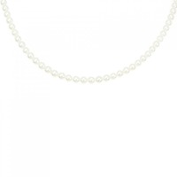 シルバークラスプ アコヤパール ネックレス 3.5-4mm
