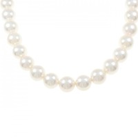 シルバークラスプ アコヤパール ネックレス 8.5-9mm