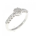 K18WG ダイヤモンド リング 0.30CT