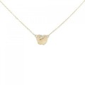 K18YG アップル ダイヤモンド ネックレス 0.02CT
