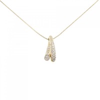 K18YG ダイヤモンド ネックレス 0.45CT
