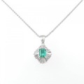 PT エメラルド ネックレス 0.855CT