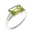 PT ペリドット リング 1.42CT