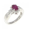 PT ルビー リング 0.68CT