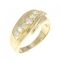 K18YG ダイヤモンド リング 0.41CT