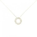 【リメイク】K18YG ダイヤモンド ネックレス 0.30CT