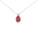 K18WG サンゴ ネックレス 1.00CT