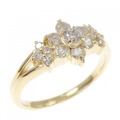 K18YG ダイヤモンド リング 0.50CT