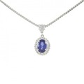 PT サファイヤ ネックレス 1.21CT
