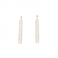 K18YG キュービック ピアス