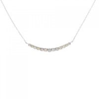 K18WG ダイヤモンド ネックレス 0.50CT