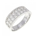 K18WG ダイヤモンド リング 0.88CT