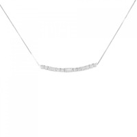 K18WG ダイヤモンド ネックレス 0.48CT