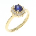 K18YG サファイヤ リング 0.60CT