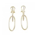 K18YG ダイヤモンド ピアス 0.16CT