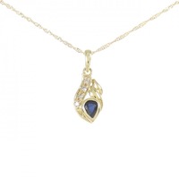 K18YG サファイヤ ネックレス 0.35CT