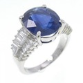 PT サファイヤ リング 4.67CT