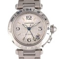 カルティエ パシャC GMT W31029M7 SS 自動巻