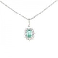PT エメラルド ネックレス 0.82CT