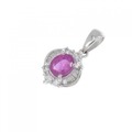 PT ルビー ペンダント 0.63CT