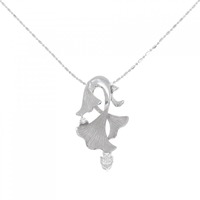 K18WG ダイヤモンド ネックレス 0.25CT
