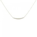 K18YG ダイヤモンド ネックレス 0.12CT