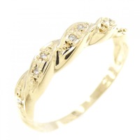 K18YG ダイヤモンド リング 0.05CT