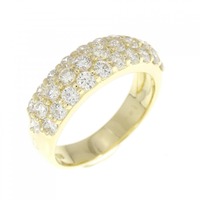 K18YG パヴェ ダイヤモンド リング 1.00CT