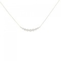 【リメイク】K18YG ダイヤモンド ネックレス 0.25CT
