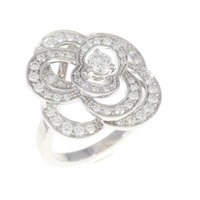 シャネル カメリア ミディアム リング