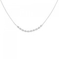 K18WG ダイヤモンド ネックレス 0.14CT
