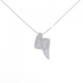 K18WG ダイヤモンド ネックレス 0.90CT