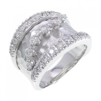 K18WG ダイヤモンド リング 0.78CT