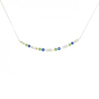 【新品】K18YG カラーストーン ネックレス