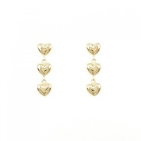 【新品】K18YG ハート ピアス