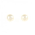 K14WG アコヤパール ピアス 7.6mm
