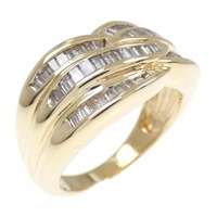 K18YG ダイヤモンド リング 1.00CT