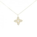 【リメイク】K18YG ダイヤモンド ネックレス 0.15CT