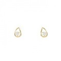【リメイク】K18YG ダイヤモンド ピアス 0.10CT