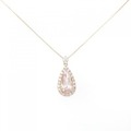 【新品】K18PG モルガナイト ネックレス 2.70CT
