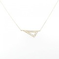【新品】K18YG ダイヤモンド ネックレス 0.25CT