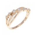 K10PG ダイヤモンド リング 0.15CT