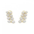 K18YG/K18WG ダイヤモンド ピアス 1.00CT