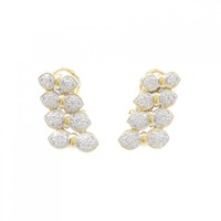K18YG/K18WG ダイヤモンド ピアス 1.00CT